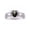 Black Star Sapphire, variant on Mens Rings Sterling Silver Classic Design 7X5MM Oval Gemstone & Diamond Amethyst February Birthstone Ring Size 11