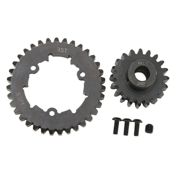 MAYUJIAA 35T Spur Motor Gear Set Steel RC Spur Gear Pinion for TRAXXAS X Maxx 6S 8S 1/5 RC Car 20T HW313-20608