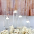 thumbnail image 2 of WGV Clear Cylinder Glass Vase 3" Wide x 16" Height, Good quality, Heavy Weighted Base - 1 Pc, 2 of 9