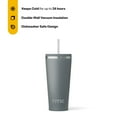 thumbnail image 3 of RTIC 20 oz Ceramic Lined Everyday Tumbler, Spill-Resistant Straw Lid, Fog, 3 of 6