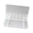 thumbnail image 4 of Caja de señoría de pesca Baja de señora Multifuncional con divisores Cebos de almacenamiento de organizador de equipos de pescadores para regalos al Claro, 4 of 8