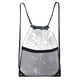thumbnail image 4 of Mochila Con Cordón ANGGREK Transparente Portátil PVC con Bolsillo De Malla Con Cremallera Frontal, 4 of 5