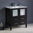 thumbnail image 2 of Fresca Torino 30" Espresso Modern Bathroom Cabinet w/ Integrated Sink, 2 of 3