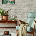 thumbnail image 2 of Brick And Stone Textured Wallpaper, Gray Embossed Wallcovering Roll: 41.7”W x 614”H- 177.80 sq ft, 2 of 5