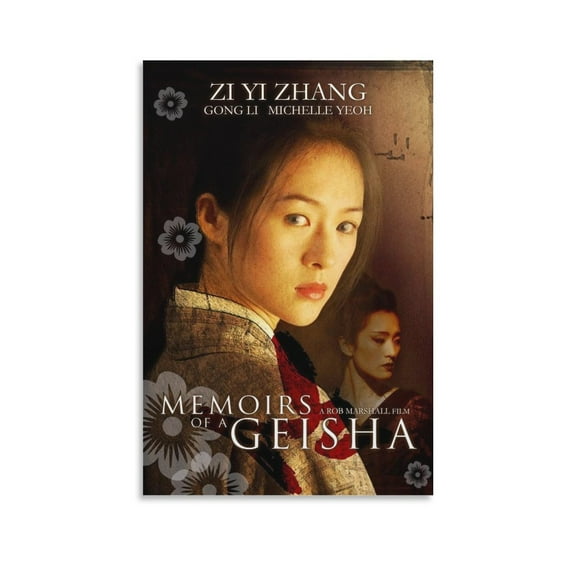 Memoirs of A Geisha Poster Movie Art Poster Canvas Painting Decor Wall Print Photo Gifts Home Modern Decorative Posters 12x18inch(30x45cm)