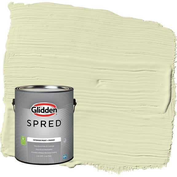 Glidden Spred Forgive Quickly / Green Semi-Gloss Interior Paint with Primer, 1 Gallon