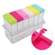 thumbnail image 4 of Caja de Condimentos ANGGREK 6 Piezas Transparente Para Sal de Pimienta, 4 of 8