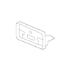 Genuine OE Acura License Frame - 71145-SEC-A01
