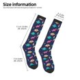 thumbnail image 5 of Fotbe Cartoon Dinosaur print Women's Men's Novelty Crew Socks Cotton Socks Knee High Socks for Walking,Running,Nurses,Pregnancy, 5 of 9
