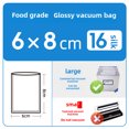 thumbnail image 1 of Bolsa de envasado al vacío para alimentos, bolsa de vacío sellada, bolsa de gelatina de piel de burro transparente, máquina de vacío comercial, bolsa de sellado de plástico, impresión, 1 of 6