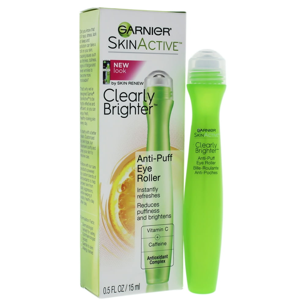 Clearly Brighter AntiPuff Eye Roller by Garnier for Unisex 0.5 oz