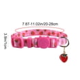 thumbnail image 3 of Fruit Print Cats Collar with Jingler Adjustable 20-28cm Safety Buckle for Indoor and Outdoor, 3 of 7