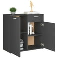 thumbnail image 3 of vidaXL Sideboard Grey 80x36x75 cm Engineered Wood, 3 of 5
