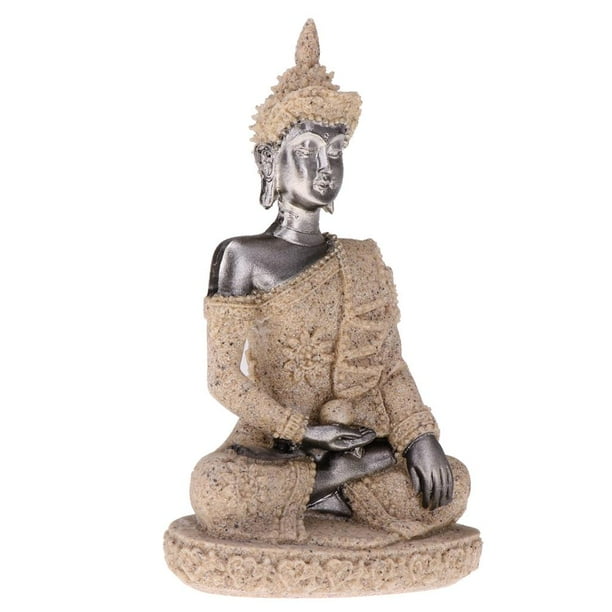 Estatua de Buda de meditación Gloria Figurina hecha a mano de Buda