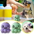 thumbnail image 2 of Binwennn PET Shower Groomer Grooming Pet Shampoo Brush Cat Dog Bath And Massage Brush Soft Silicone Scrubber For Puppy & Easy Grip & Maker Waterless Dog Shampoo Skin Dog Dryers Grooming Cage Pet Hair, 2 of 7
