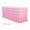 Pink, variant on KGJQ Solid Color Table Skirt 5-tier Chiffon Table Skirt Reusable Tablecloth for Classroom Birthday Parties Cake Tables Event Decorations Easy to Install
