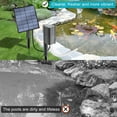 thumbnail image 3 of Solar Water Pump Solar Pond Aerator with Air Hose and Bubble Stone 7V/2.5W Aquarium Oxygen Aerator Air Pump Solar Powered Pond Oxygenator Efficient for Outdoor Fish Pond Stock Tank Aquarium, 3 of 7