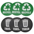 thumbnail image 4 of 18Pcs Environmental Label Recycle Trash Decal Stickers SelfAdhesive Waterproof Trash Can Decor, 4 of 9