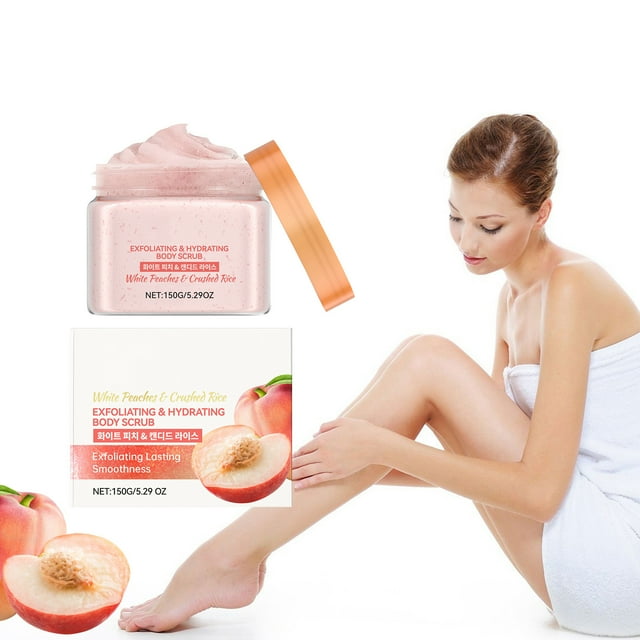 Xihbxyly Exfoliante Corporal, Fórmula Suave, Tratamiento Nutritivo para El Cuidado de La Piel, Hidratación Profunda, Experiencia de Spa, Ritual Diario para La Piel, Refrescante. Envase de 150 G.