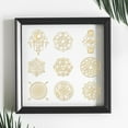 thumbnail image 5 of 9pcs 1.6x1.6 Inch Magic Circle Stickers Occult Symbol Stickers Self Adhesive Gold Metal Stickers Fantasy Theme Metal Stickers Energy Stickers for Scrapbooks DIY Crafts Phone Decoration, 5 of 7