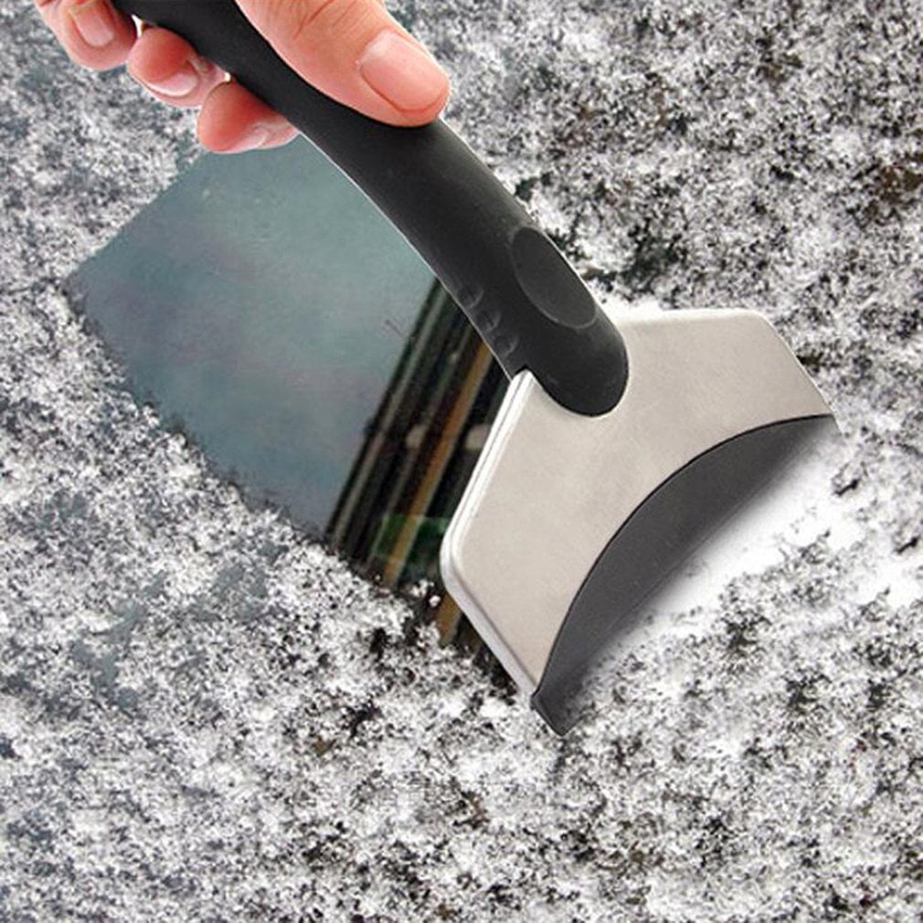 Car Stainless Steel Snow Shovel Winter Outdoor Metal Snow Removal Tool