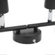 thumbnail image 2 of Tracking Lights Ceiling LED 4 60W Adjustable Angle Foldable Matte Black 4 Light Tracking Lighting for Bedroom Hotel 85‑265V, 2 of 4