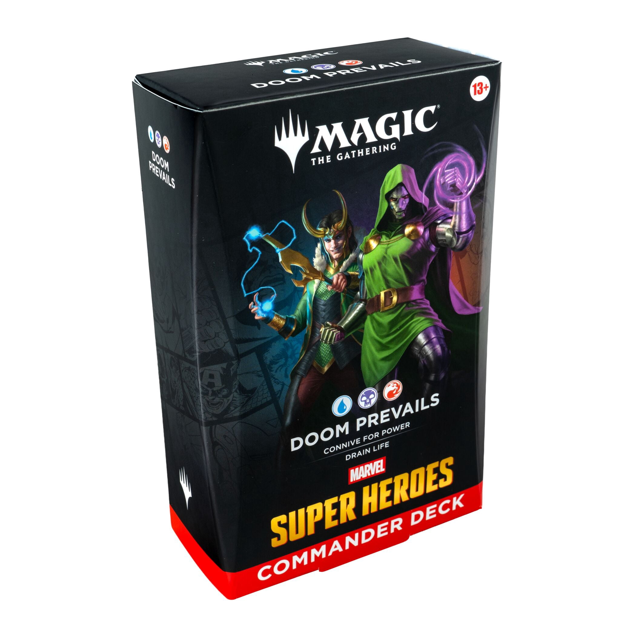 Magic: The Gathering Trading Card Games Marvel Super Heroes Commander Deck  Doom Prevails