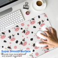 thumbnail image 4 of Long Mouse Pads for Desk,White Cow Head Dot Pattern Desk Mats on Top Of Desks, Desk Mouse Pad Extra Large with 3mm Non-Slip Base and Stitched Edge for Gaming,Office,Work,Home 31.5"x11.8", 4 of 6