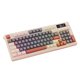 thumbnail image 5 of Teclado mecánico ruso para juegos, ergonómico, portátil, inalámbrico y resistente. café beige, 5 of 9