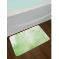 thumbnail image 2 of Art Abstract Bath Mat, Pastel Green Color Palette Design Creative Concept Smoke, Plush Bathroom Decor Mat with Non Slip Backing, 29.5" X 17.5", Green Green, by Ambesonne, 2 of 2