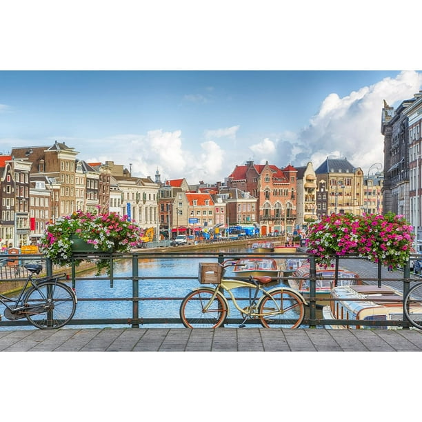 Rompecabezas Toynk Afternoon in Amsterdam City 1000 piezas