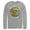 Athletic Heather, variant on Men's The Simpsons Ralph and His Cat Long Sleeve Shirt Athletic Heather Large