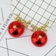 thumbnail image 5 of Decoraciones navideñas Decoraciones de diseño de escena de alce Colgantes para árboles de Navidad Colgantes de techo de plástico Bolas colgantes 2 alces rojos Material: ANGGREK Otros, 5 of 8