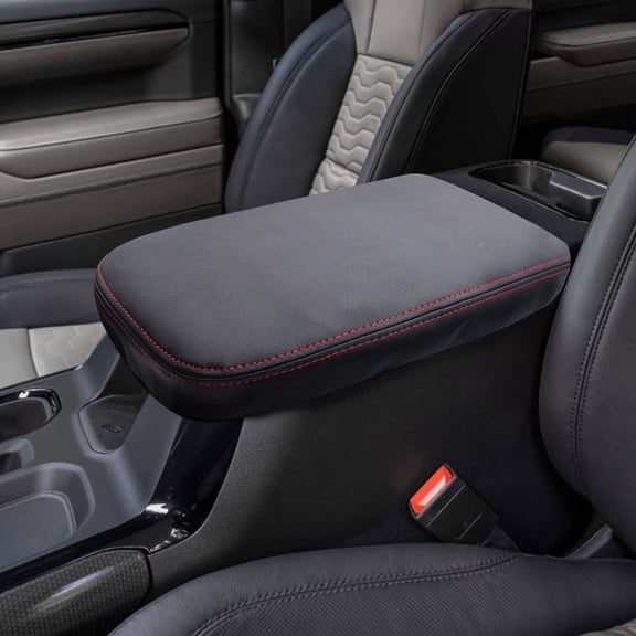 Car Center Console Armrest Lid Cover For 2015-2022 Chevrolet Colorado PU Leather