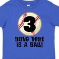 thumbnail image 4 of Inktastic 3rd Birthday Baseball 3 Year Old Boy Boys or Girls Toddler T-Shirt, 4 of 5