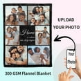 thumbnail image 4 of Custom Blanket with Photo Personalized Blankets and Throws Picture Blanket for Birthday Christmas Valentine Customized Gifts for Mom Dad Couple Girlfriend Boyfriend Wife Husband, 4 of 6
