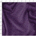 thumbnail image 4 of Soimoi Purple Poly Georgette Fabric Snowflake & Red Berries Fruits Fabric Prints By Yard 42 Inch Wide, 4 of 6