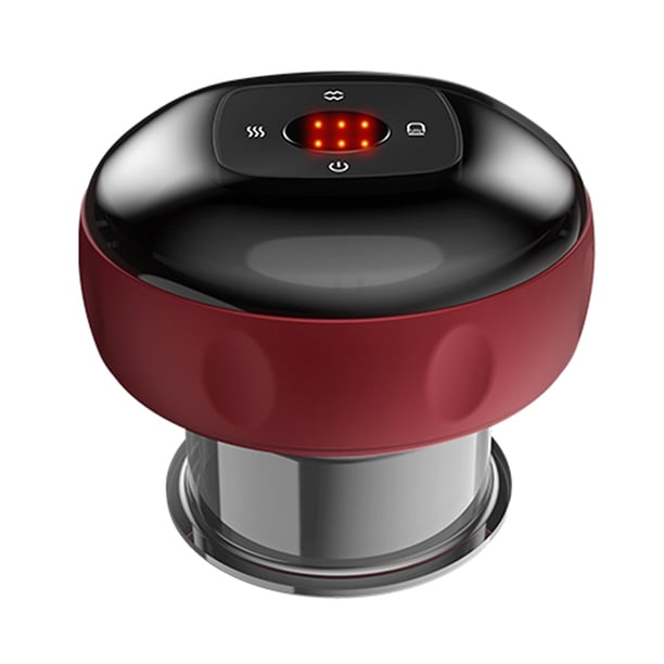 Soidarity Masajeador térmico ajustable para oficina y escuela con masaje de apagado automático con luz roja masajeadores Rojo 6 marchas tipo 1 Soidarity CE012456-01B