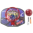 thumbnail image 4 of Indoor Children Mini Basketball System Backboard Hoop Kit Door Wall Mounted Kids Toy Set, 4 of 9