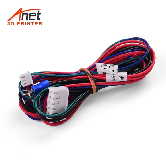 Anet 18AWG Mise à niveau de câble de lit chauffant Ligne de lit chauffant Longueur de fil chauffant 90cm / 35,4 pouces pour Anet
