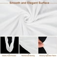 thumbnail image 3 of Unique Bargains Round Cocktail Tablecloth 24' x 43', Highboy Spandex Stretch Tablecloth Table Cover, (White), 3 of 7