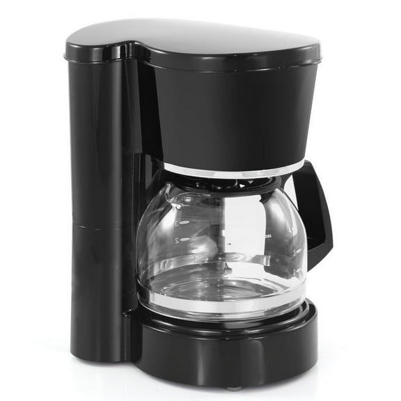Elite Cuisine Black 5-Cup Coffeemaker