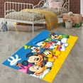thumbnail image 2 of LaModaHome Non-Slip Rug Beloved Cartoon Characters Rug Washable Mat Child Stain Resistant Living Room Kitchen Carpet - Size: 3,3X2,6ft(100X80cm), 2 of 5