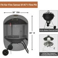 thumbnail image 3 of [2026 Upgraded] 900D Heavy Duty Round Fire Pit Cover 41-44 Inch Waterproof UV Resistant Tear Resistant Fading Resistant Outdoor Firepit Cover, 3 of 10