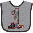 thumbnail image 3 of Inktastic First Birthday Red Hockey Boys or Girls Baby Bib, 3 of 4