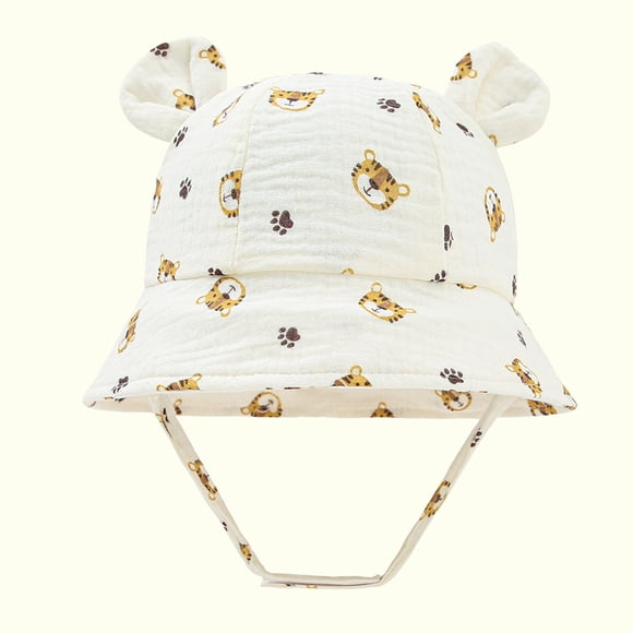 LSLJS 4th of July Hats, Baby Girl Sun Hat Kids Summer Outdoor Baby Boy Hats Infant Wide Brim Hats Toddler Beach Cap Bucket Hat