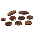 thumbnail image 1 of FRCOLOR Sax Key Button 9pcs/set Alto Tenor Soprano Saxophone Sax Shell Key Buttons Inlays Accessories (Brown),0.58"X0.58"X0.1", 1 of 4