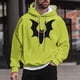 thumbnail image 1 of Sudadera con capucha de Halloween para hombre, informal, de moda, con cuello redondo, estampado, manga larga, blusa de poliéster, 1 of 5
