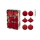 thumbnail image 3 of Christmas Decorations 6 Piece Flocked Christmas Balls Christmas Decoration SetMultiple Styles Of Christmas Tree Decorations Can Also Be Used For Other Party, 3 of 6
