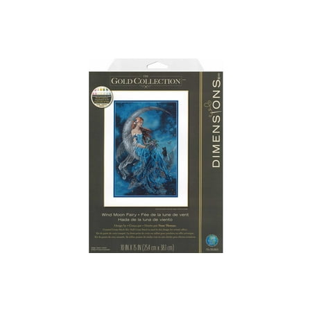 UPC: 0088677353933 | Dimensions Cross Stitch Kit 10×15 Wind Moon Fairy